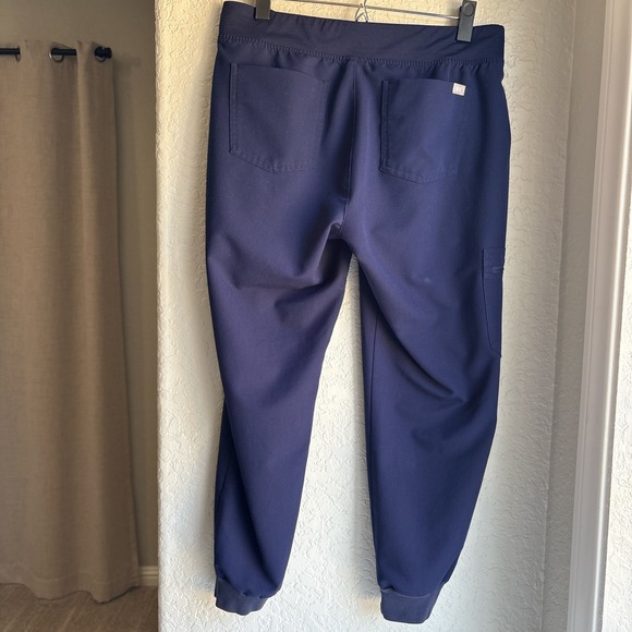 FIGS Zamora Womens Medium Petite Scrub Pants Navy Blue Jogger W18SW2005P - Picture 4 of 11